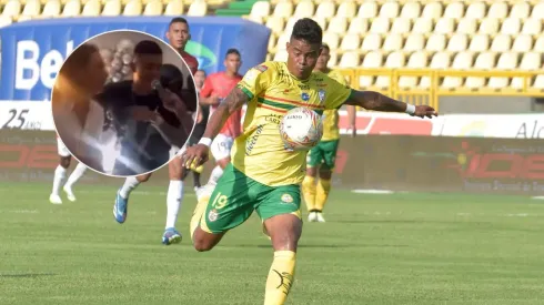 Luis Sandoval con el Real Cartagena vs. Barranquilla F.C. por el Torneo BetPlay DIMAYOR I 2024.

