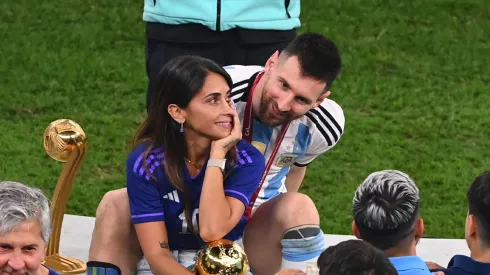 Lionel Messi y Antonella Roccuzzo.
