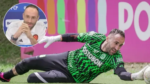 David Ospina entrenando con Atlético Nacional.
