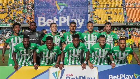Jugadores de Atlético Nacional en la fecha 11 ante Bucaramanga por la Liga BetPlay DIMAYOR I 2024.
