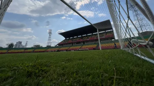 Estadio Alfonso López de la ciudad de Bucaramanga.
