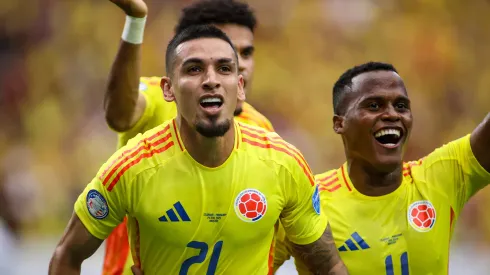 Daniel Muñoz anotó el primer gol de Colombia en la Copa América 2024.
