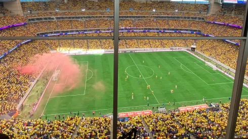 Impresionante asistencia de hinchas de Colombia para el partido contra Paraguay en Houston, Texas.
