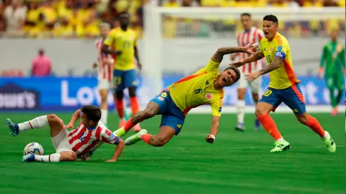 La dura entrada contra Richard Ríos en el debut de Copa América 2024.
