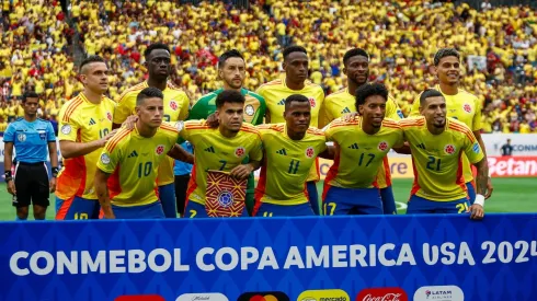 Jugadores de la Selección Colombia ante Paraguay por la Copa América 2024.
