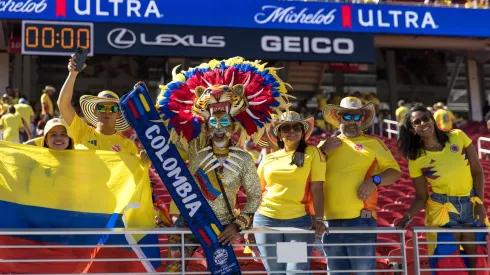 July 2, 2024, Santa Clara, Ca, UNITED STATES: Fans of Colombia during a match against Brazil in Group D of the Copa America at the .LeviÃââ s Stadium in Santa Clara, California in the United States this Tuesday, July 2, 2024 Santa Clara UNITED STATES – ZUMAv122 20240702_aap_v122_032 Copyright: xWilliamxVolcovx
