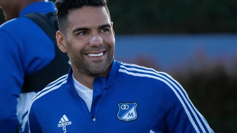 Radamel Falcao tuvo su primer entrenamiento en la pretemporada de Millonarios.
