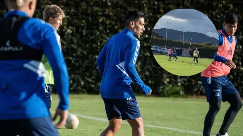 Primer gol de Falcao en el entrenamiento con Millonarios