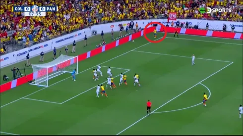 Gol y asistencia de James Rodríguez para poner a Colombia ganando ante Panamá