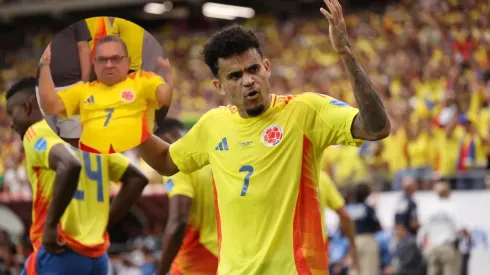 El show de Mané Díaz en la tribuna tras el 5-0 de Colombia y el gol de ‘Lucho’