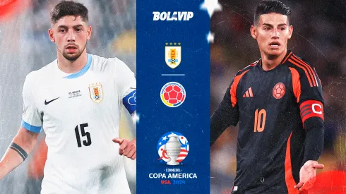 Cuándo juegan Uruguay vs Colombia por la Copa América 2024: árbitros, formaciones y dónde ver en vivo por tv y streaming