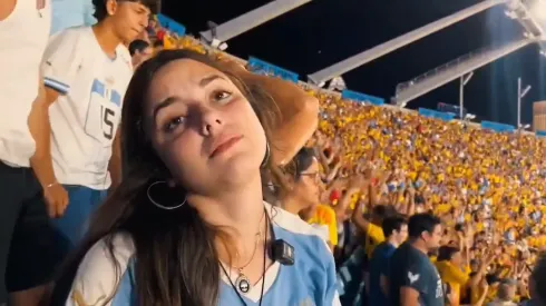 "Otra vez con Colombia, boludo": épica reacción de uruguayos en el estadio