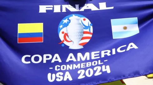 Bandera de la final de la Copa América 2024.
