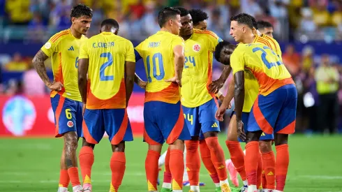 Jugadores de la Selección Colombia en la final de la Copa América USA 2024.
