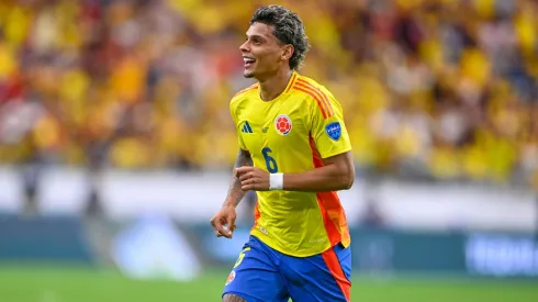 Richard Ríos de la Selección Colombia en la Copa América 2024.
