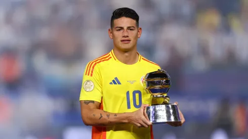 James presumió los premios de la Copa América y les dejó un mensaje a los colombianos