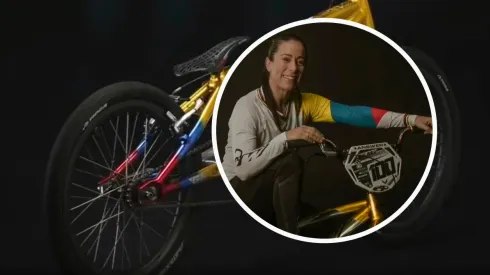 Mariana Pajón presentó la cicla que usará en los Juegos Olímpicos de París 2024.
