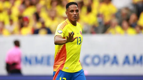Yerry Mina con la Selección Colombia en la Copa América 2024.
