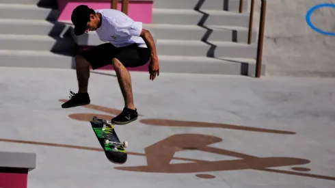 Jhancarlos González, skater colombiano en los JJ.OO París 2024.
