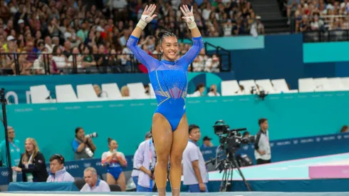 Luisa Blanco en la Gimnasia en los Juegos Olímpicos 2024.
