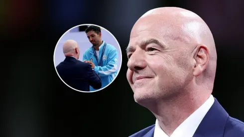 Gianni Infantino y José Torres.
