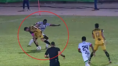 El momento de la acción de juego que se consideró como penalti.
