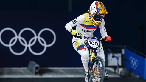 Mariana Pajón, pedalista de Colombia en los JJ.OO París 2024.

