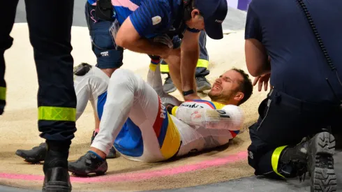 Carlos Ramírez, ciclista colombiano en los Juegos Olímpicos París 2024.
