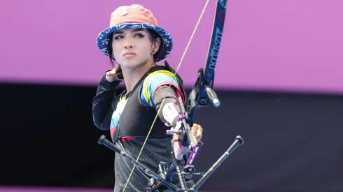 Valentina Acosta en los Juegos Olímpicos de Tokio 2020.
