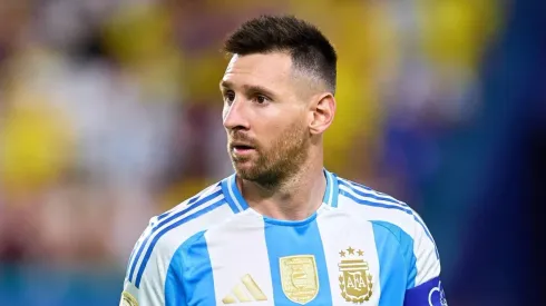 Messi en la final de la Copa América 2024.
