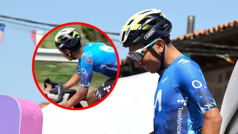 Nairo Quintana sufrió una fuerte caída en la Etapa 2 de la Vuelta a Burgos.
