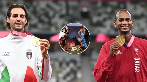 Mutaz Essa Barshim y Gianmarco Tamberi
