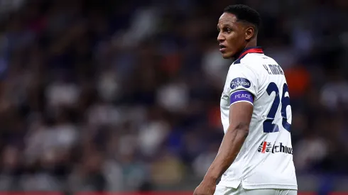 Yerry Mina, jugador del Cagliari y la Selección Colombia.
