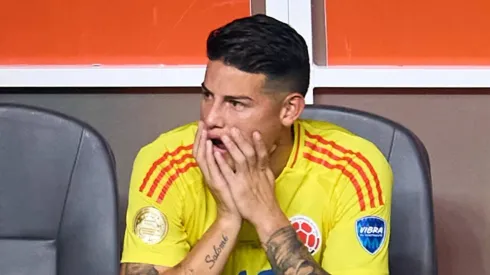 James Rodríguez en la final de la Copa América 2024.
