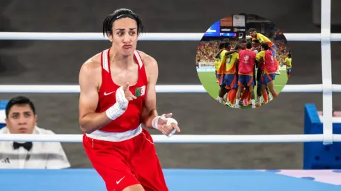 Imane Khelif, la polémica boxeadora de género, ganó el oro y celebró como jugador de la Selección Colombia