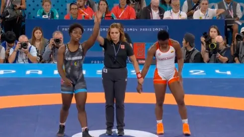 Tatiana Rentería venció en la pelea por el bronce a la luchadora ecuatoriana, Génesis Reascos.
