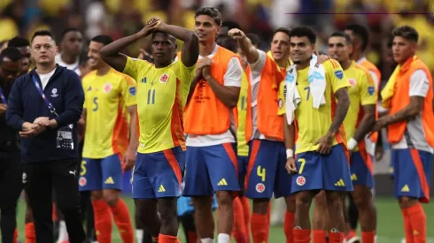 Jugadores de la Selección Colombia en la Copa América.
