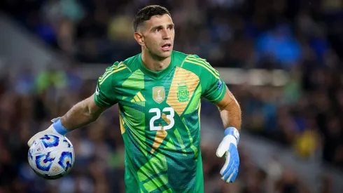 Emiliano Martínez, portero de la Selección Argentina.
