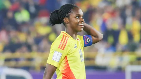 Linda Caicedo en el Mundial femenino Sub-20 con la Selección Colombia.
