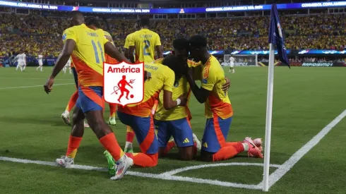 Jugadores de Colombia durante la Copa América 2024.
