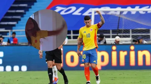 Publican la conmovedora reacción de la hija de James Rodríguez en el gol ante Argentina