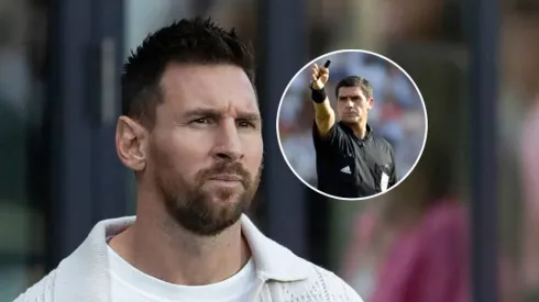 Lionel Messi y Carlos Chandía.
