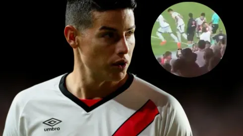 Debut de James Rodríguez con el Rayo Vallecano
