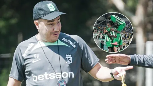 Efraín Juárez, entrenador de atlético Nacional.
