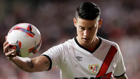 James Rodríguez, jugador del Rayo Vallecano y la Selección Colombia.
