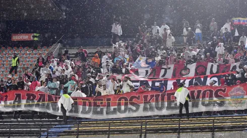 Hinchas del Junior de Barranquilla en el Atanasio Girardot.
