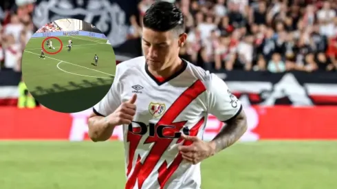 Así le fue a James Rodríguez en su primera titularidad con Rayo Vallecano