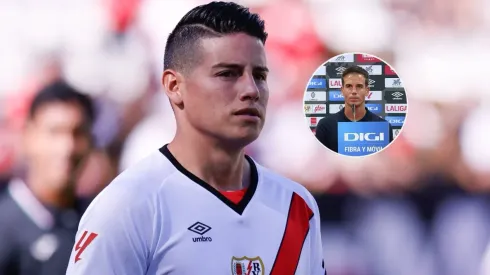 James Rodríguez con el Rayo Vallecano ante Leganés.
