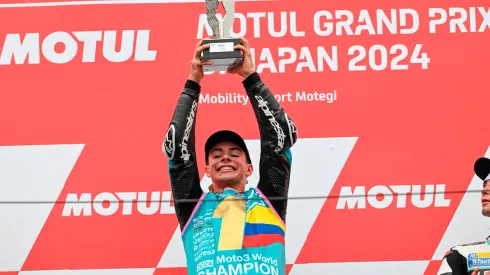 David Alonso es el nuevo campeón mundial de la Moto3.
