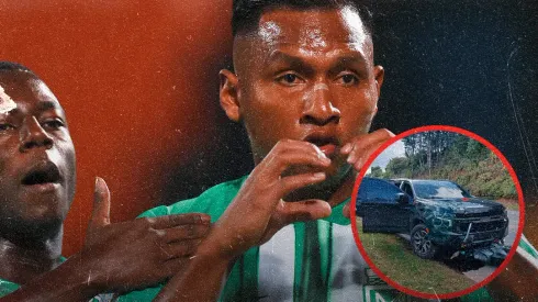 Alfredo Morelos, involucrado en un accidente de tránsito